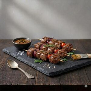 Brochette de filet de boeuf